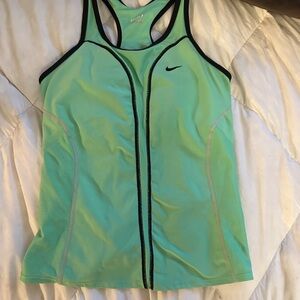 Nike vintage lime green racer back athletic top